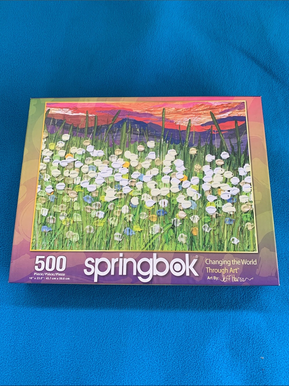 Puzzle Springbok Picnic in Aspen  Jeff Hanson - 500 Pieces